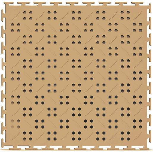 Canal – дренажное прочное покрытие, Цвет Бежевый RAL 1019, Толщина модуля 12 мм. фото 1