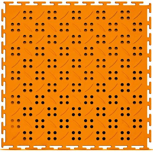 Canal – дренажное прочное покрытие, Цвет Оранжевый RAL 2004, Толщина модуля 12 мм. фото 1