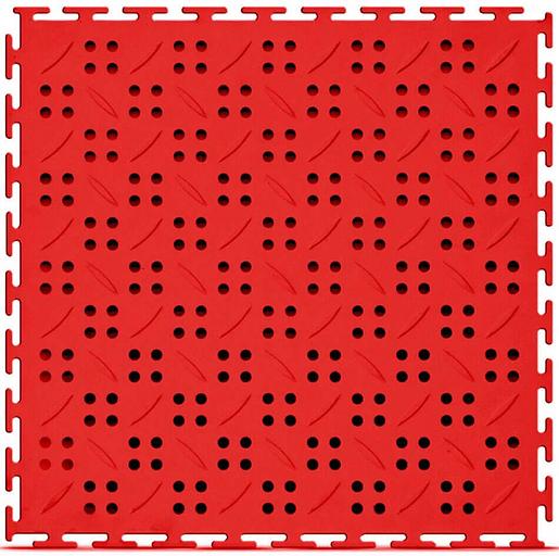 Canal – дренажное прочное покрытие, Цвет Красный RAL 3020, Толщина модуля 12 мм. фото 1