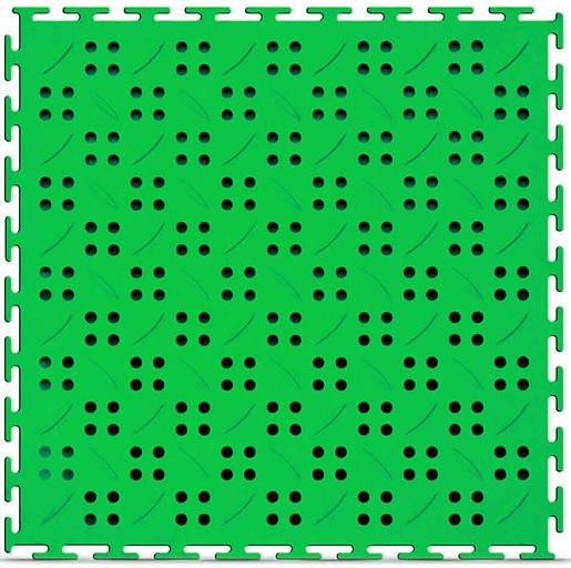 Canal – дренажное прочное покрытие, Цвет Зеленый RAL 6029, Толщина модуля 12 мм. фото 1