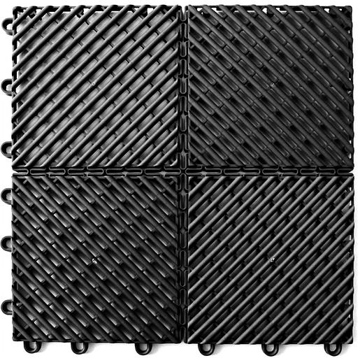 City – модульное уличное покрытие, Цвет Черный RAL 9005, Толщина модуля 12 мм. фото 1