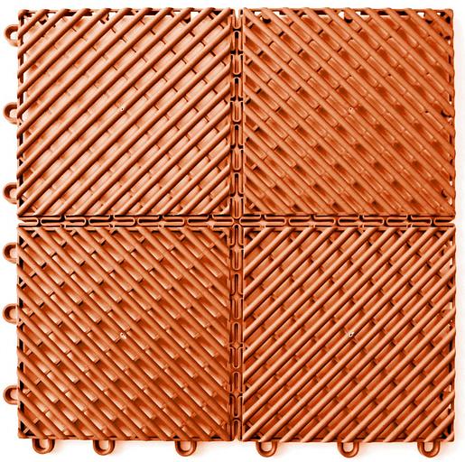 City – модульное уличное покрытие, Цвет Оранжевый RAL 2004, Толщина модуля 12 мм. фото 1