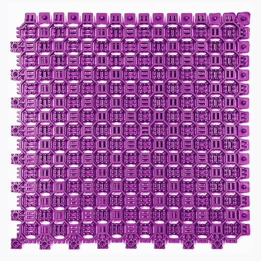 Optima Duos – грязезащитное двустороннее покрытие, толщина 9 мм, Цвет Розовый RAL 4010, Толщина модуля 9 мм. фото 1