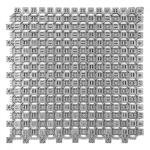 Optima Duos – грязезащитное двустороннее покрытие, толщина 9 мм, Цвет Серый RAL 7035, Толщина модуля 9 мм. фото 1