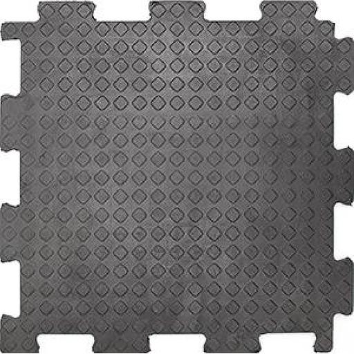 Модульное резиновое покрытие Спецпол, Цвет Черный RAL 9005, Толщина модуля 10 мм. фото 1