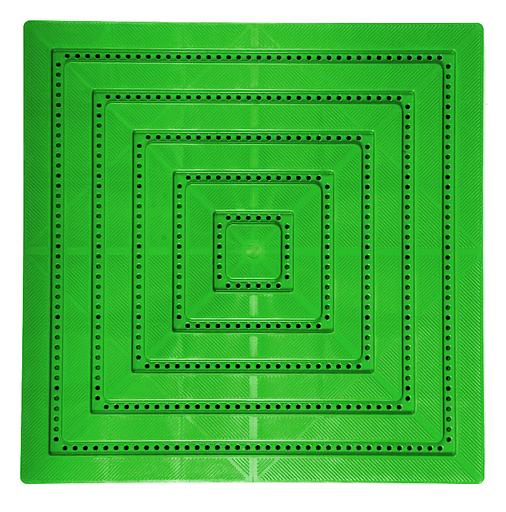 Экопласт - полимерное покрытие для улицы, Цвет Зеленый RAL 6029, Толщина модуля 20 мм. фото 1