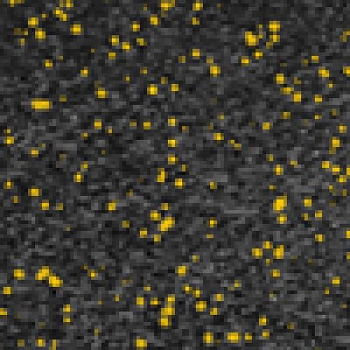 Резиновое покрытие Rubblex Sport Puzzle 1000x1000 MIX - каучуковая крошка, Цвет Желтый и черный, Толщина модуля 25 мм. фото 1