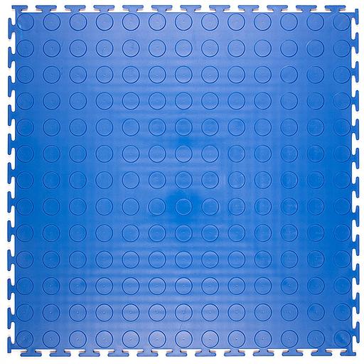 Резиновая плитка Rubber Prom, Цвет Синий RAL 5005, Толщина модуля 9 мм. фото 1