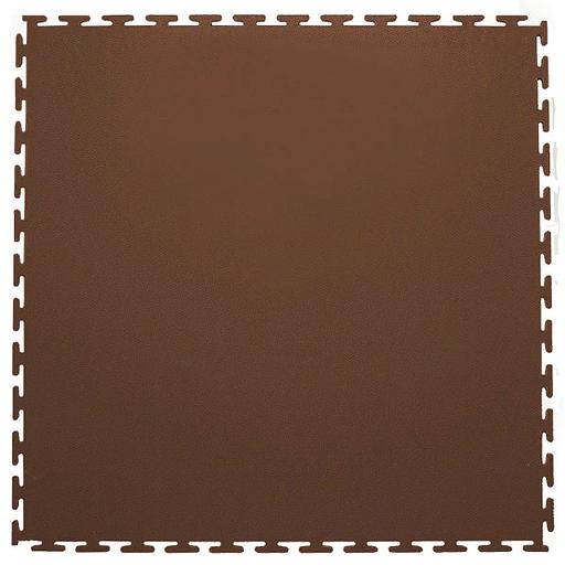 Sold Skin - универсальное модульное покрытие из ПВХ, толщина 9 мм. , Цвет Коричневый RAL 8025, Толщина модуля 9 мм. фото 1