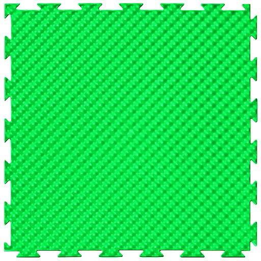 Factor Sport – спортивное покрытие, толщина 10 мм, Цвет Яроко-зеленый RAL 6037, Толщина модуля 10 мм. фото 1