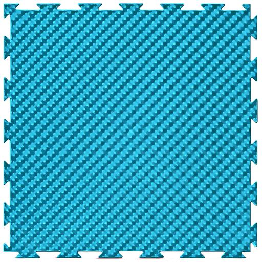 Factor Sport – спортивное покрытие, толщина 14 мм, Цвет Бирюза RAL 5021, Толщина модуля 14 мм фото 1