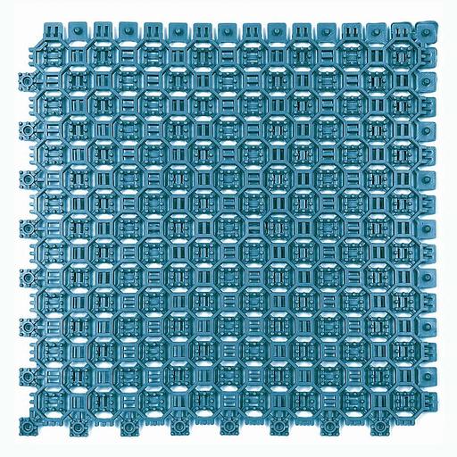 Optima Duos – грязезащитное двустороннее покрытие, толщина 16мм, Цвет Бирюза RAL 5021, Толщина модуля 16 мм. фото 1