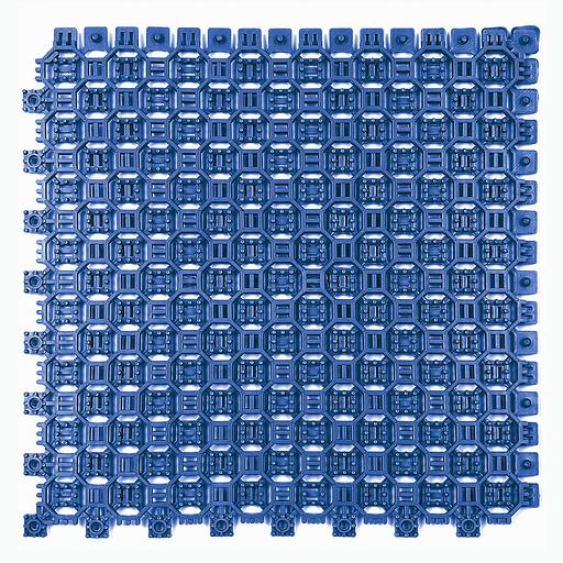 Optima Duos – грязезащитное двустороннее покрытие, толщина 16мм, Цвет Синий RAL 5005, Толщина модуля 16 мм. фото 1