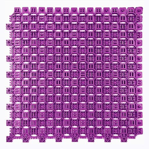 Optima Duos – грязезащитное двустороннее покрытие, толщина 16мм, Цвет Розовый RAL 4010, Толщина модуля 16 мм. фото 1