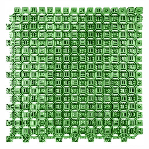 Optima Duos – грязезащитное двустороннее покрытие, толщина 16мм, Цвет Зеленый RAL 6029, Толщина модуля 16 мм. фото 1