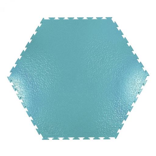 Sensor Sota – универсальное напольное покрытие, толщина 7 мм, Цвет Бирюза RAL 5021, Толщина модуля 7 мм. фото 1