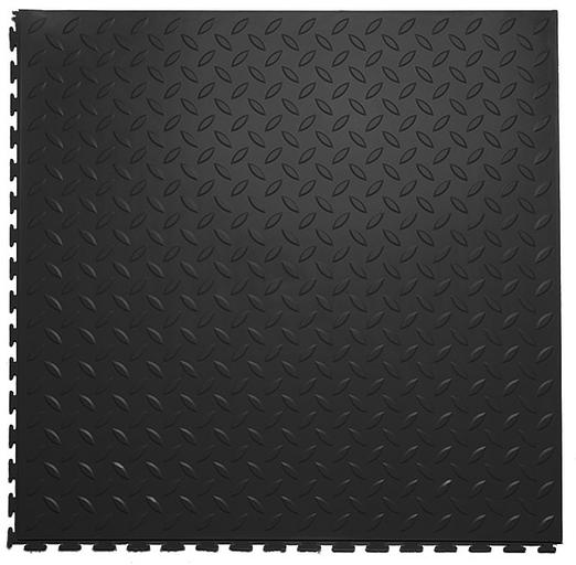 Sold Grain-lock универсальное покрытие, толщина 7 мм, Цвет Черный RAL 9005, Толщина модуля 7 мм. фото 1