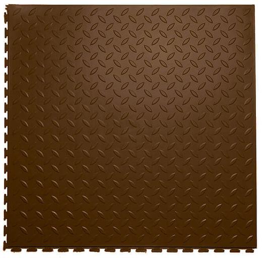 Sold Grain-lock универсальное покрытие, толщина 7 мм, Цвет Коричневый RAL 8025, Толщина модуля 7 мм. фото 1