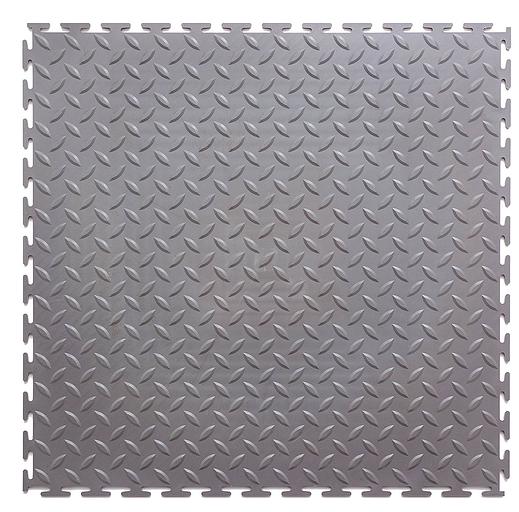 Резиновая плитка Rubber Grain, Цвет Сумеречный RAL 7037, Толщина модуля 9 мм. фото 1