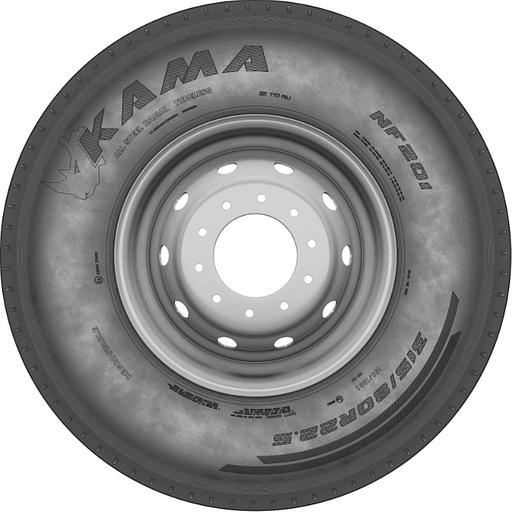Автошина грузовая (рулевая) КАМА NF 201 245/70 R19.5 фото 2