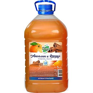 Крем-мыло Mr.green «Апельсин и корица» антибактериальное 5 л ОПТ фото 1