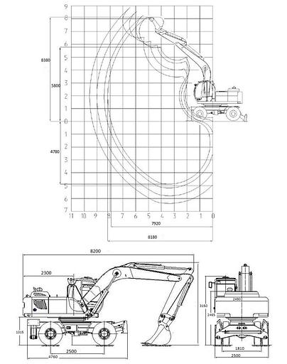 Колёсный экскаватор E145W Новосибирская, Томская, Кемеровская области фото 2
