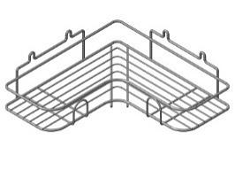 Полка угловая, хром, арт. 4827-1 Опт фото 1