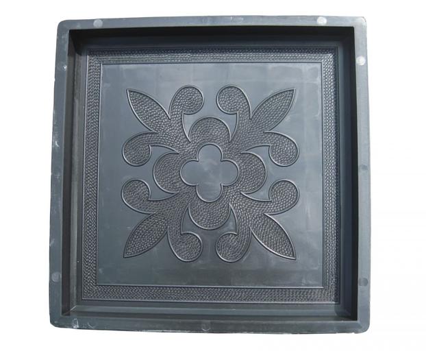 Формы для тротуарной плитки «Квадрат краковский» 30×30×3 см опт фото 1