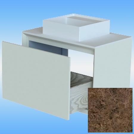 Шкаф подвесной Astra-Form ФРЕЙМ 80 ED с накладной раковиной, 1 ящик 800х568х500 фото 1