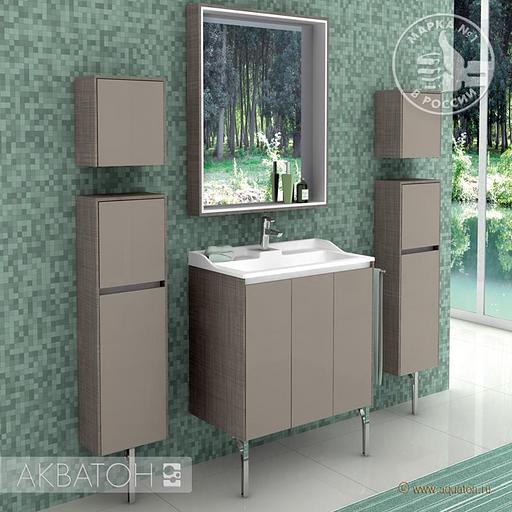 Шкаф подвесной АКВАТОН ФАБИА латте фото 1