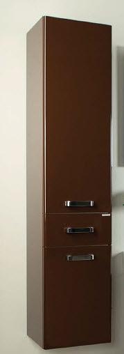 Шкаф-колонна АКВАТОН подвесная АМЕРИНА темно-коричневый фото 1