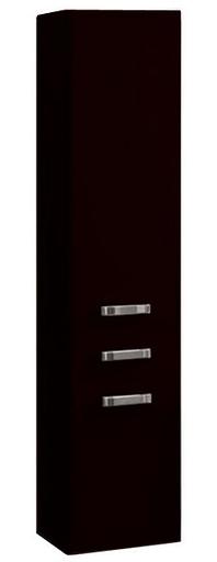 Шкаф-колонна АКВАТОН подвесная АМЕРИНА черный фото 1