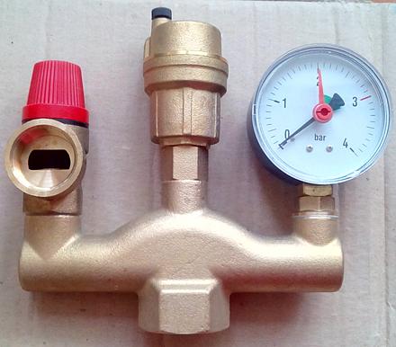 Группа безопасности СТК латунь фото 1