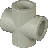 Крестовина PPR ø 25 серый фото 1