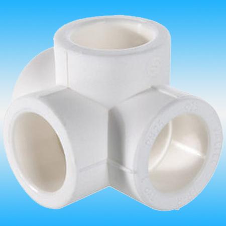 Крестовина PPR белый ø 20 двухплоскостная фото 1