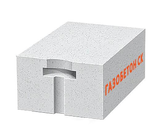 Газобетон СК пазгребень с захватом D400 (B2,0) 600x250x375 мм фото 1