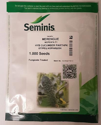 Семена «Огурец Меренга F1 (универсальный)» Seminis 1000 семян ОПТ фото 2