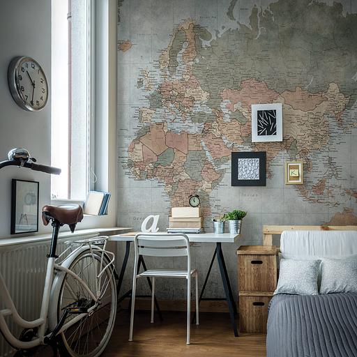 Обои World map опт фото 6