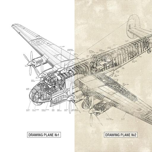 Обои drawing plane опт фото 5