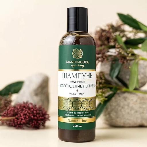 Шампунь с усьмой укрепляющий Mandragora magic beauty «Возрождение легенды» 200 мл ОПТ фото 1