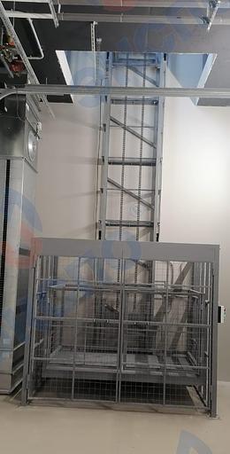 Мачтовый подъёмник канатный с электротельфером фото 4