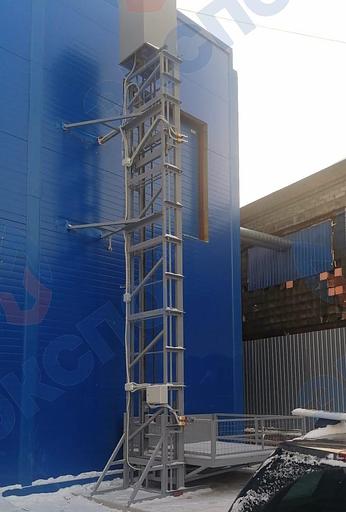 Мачтовый подъёмник канатный с электротельфером фото 7