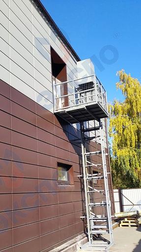 Мачтовый подъёмник канатный с электротельфером фото 10