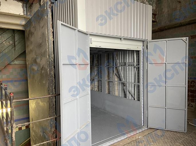 Строительный шахтный подъёмник «Небоскреб» готовая шахта фото 5