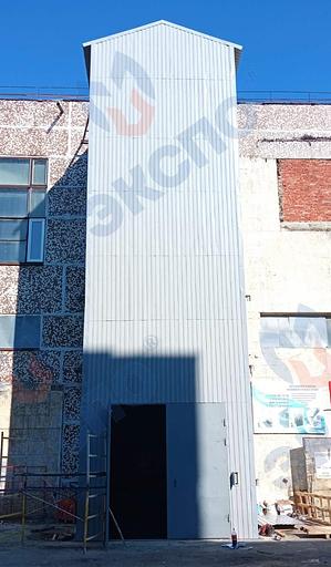 Строительный шахтный подъёмник «Небоскреб» готовая шахта фото 10