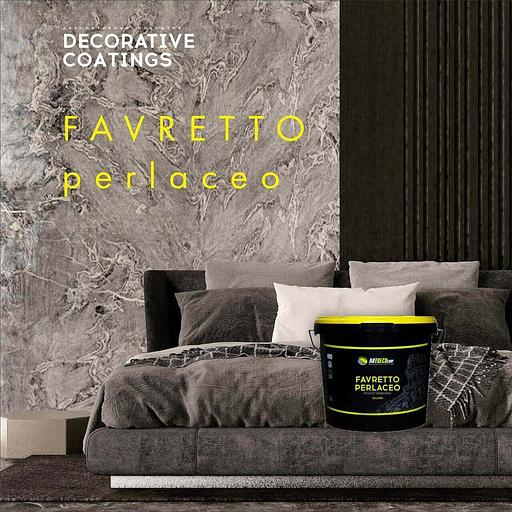 Favretto Perlaceo база белое золото, веницианская штукатурка ОПТ фото 1