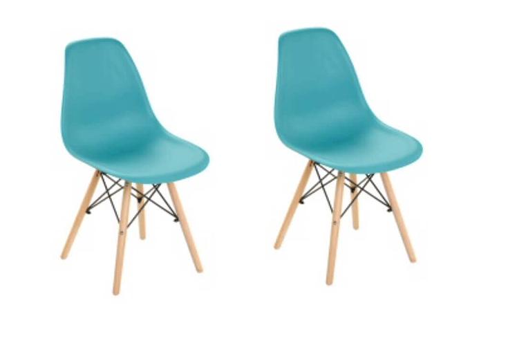 Стул в стиле EAMES DSW бирюзовый 2 шт ОПТ фото 1