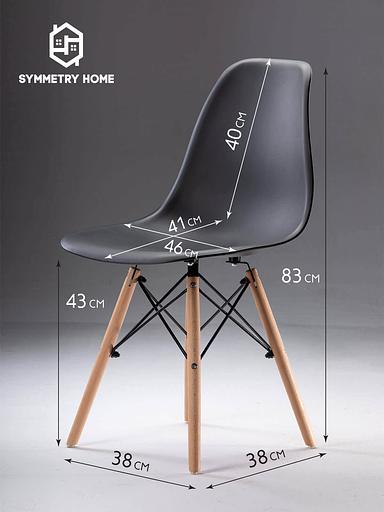 Стул в стиле Eames dsw красный 1 шт ОПТ фото 5