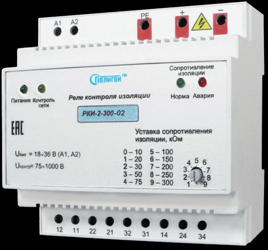 Insulation monitoring relay RKI-2-300-02 фото 1