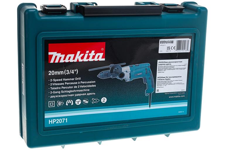 Двухскоростная ударная дрель Makita HP 2071 ОПТ фото 8